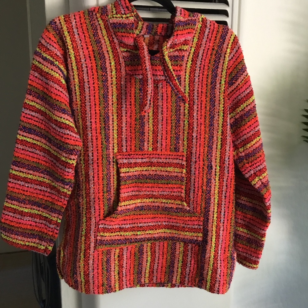 Vibrant Multicolor Knit Pullover Sweater